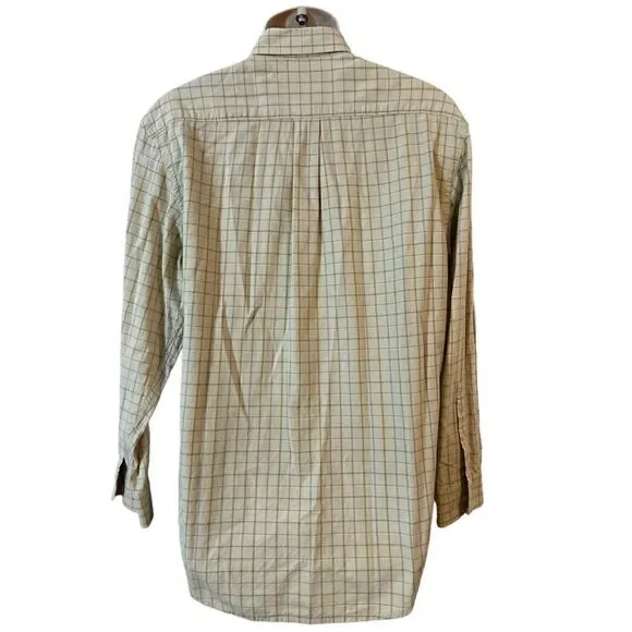 Alan Flusser Mens Multicoloured checked Shirt Size Medium - Picture 4 of 8